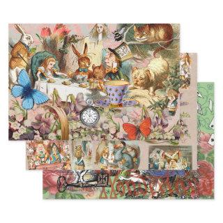 Alice in Wonderland Tea Party Art  Sheets