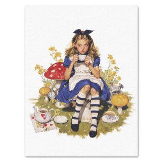 Alice in Wonderland tea time Tissue Paper