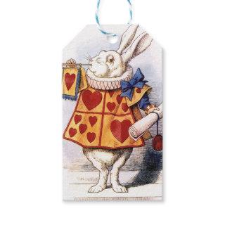 Alice in Wonderland White Rabbit Gift Tags