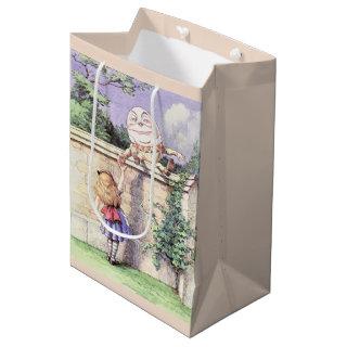 Alice Meets Humpty Dumpty Medium Gift Bag