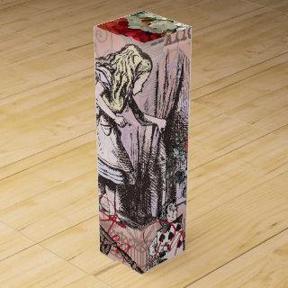 Alice nonsense curtain wonderland wine box