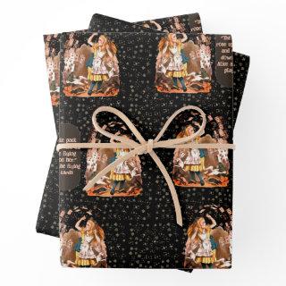 Alice Playing Cards Black  Sheets