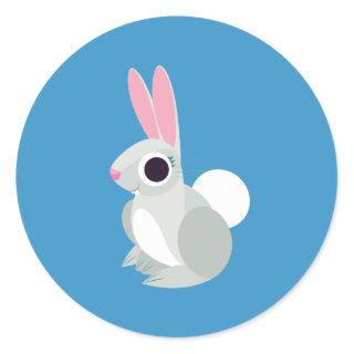 Alice the Rabbit Classic Round Sticker