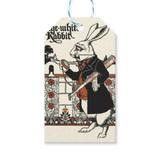 Alice White Rabbit Classic Wonderland  Gift Tags