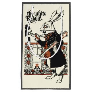 Alice White Rabbit Classic Wonderland  Small Gift Bag