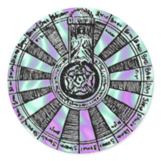 Alien Green, King Arthur-Knights-Table Sticker