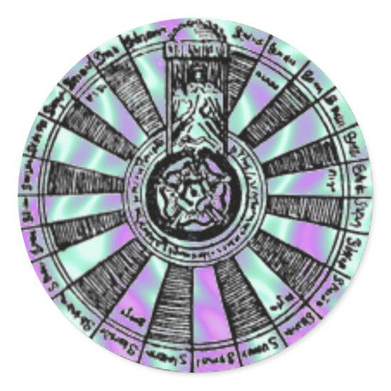 Alien Green, King Arthur-Knights-Table Sticker