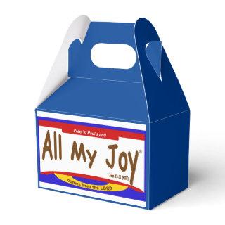 All My Joy Lord Favor Boxes