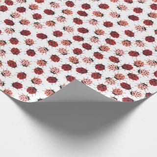 All Over Ladybugs Pink & Red