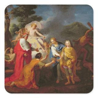 Allegory of the Recognition of Philippe de France Square Sticker