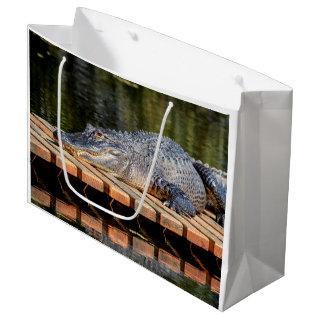 Alligator at Homosassa Springs Wildlife State Park Large Gift Bag