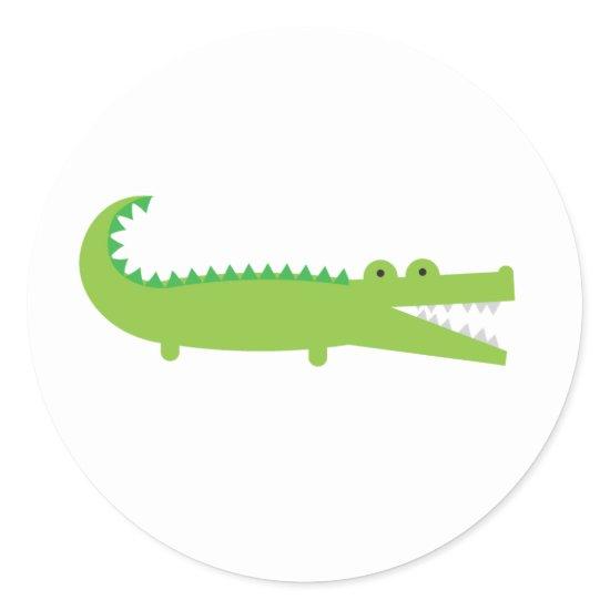 Alligator Classic Round Sticker