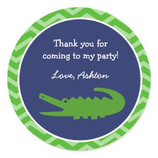 Alligator Favor Stickers