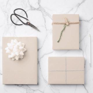 Almond solid color  sheets