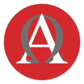Alpha and Omega Sticker