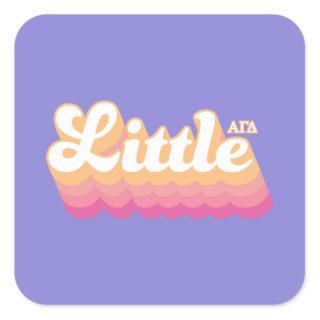 Alpha Gamma Delta | Little Square Sticker