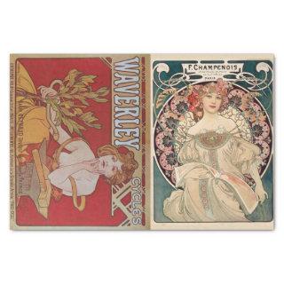 Alphonse Mucha Art Nouveau For Artists Tissue Paper