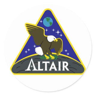 ALTAIR Lunar Exploration Vehicle Classic Round Sticker