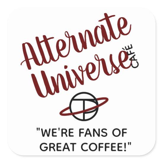 Alternate Universe Café stickers
