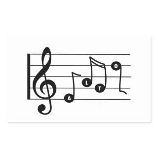 Alto Singer Musical Sticker
