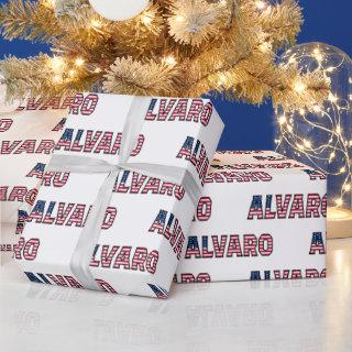 Alvaro First Name USA US Gift Paper