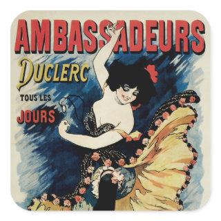 Ambassadeurs Square Sticker