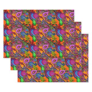 Amber Melange Paisley Guitar Set  Sheets