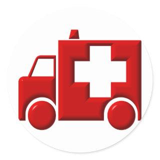 Ambulance / EMT Classic Round Sticker