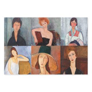 Amedeo Modigliani - Masterpieces Collage  Sheets