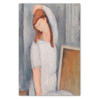 Amedeo Modigliani - Portrait Jeanne Hebuterne #1 Tissue Paper