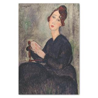 Amedeo Modigliani - Portrait of Dedie Hayden Tissue Paper