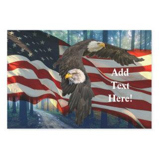 American Bald Eagle American Flag We the People  Sheets