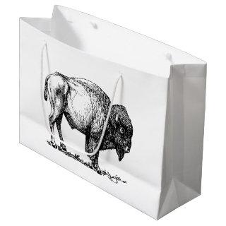 American Buffalo Bison Large Gift Bag