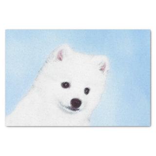 American Eskimo Dog Painting - Original Dog Art Tissue Paper