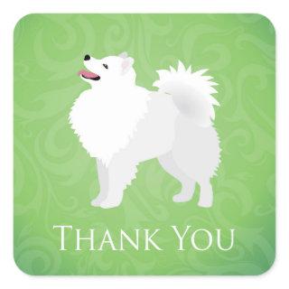 American Eskimo Dog - Thank You Stickers