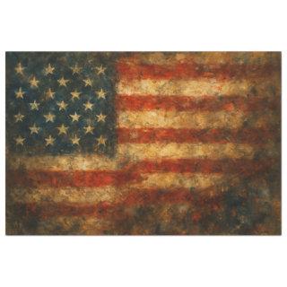 American Flag Abstract Flag Decoupage Paper