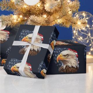 American Flag Bald Eagle