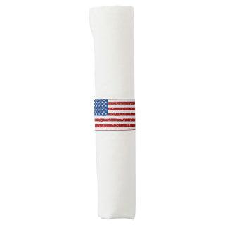 American Flag July 4th Glitter Napkin Bands