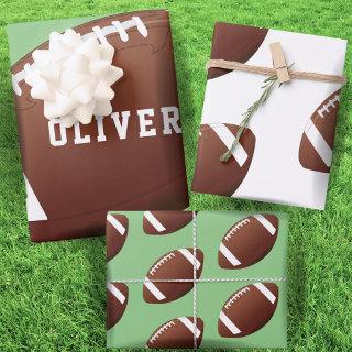 American Football Ball Pattern Kids Birthday  Sheets