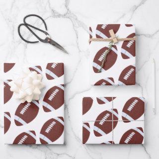 American Football Gridiron Ball Pattern  Sheets