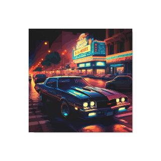 American Live - Muscle car 1980s Canvas Print