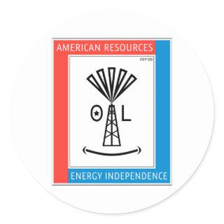 American Resources Classic Round Sticker