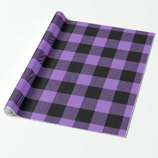 Amethyst Purple Blk Huge Buffalo Plaid Lumberjack