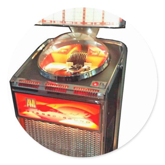 AMI Continental 2 Jukebox Classic Round Sticker