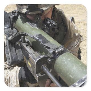 An assaultman square sticker