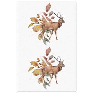 An Autumn Animal and Floral Series Design 30 Tissue Paper