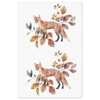 An Autumn Animal and Floral Series Design 36 Tissue Paper