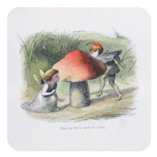 An Elf in Search of a Fairy, illustration from 'In Square Sticker