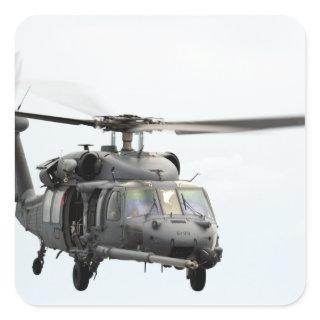 An HH-60 Pave Hawk helicopter Square Sticker