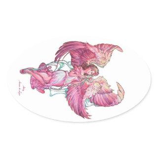 Anael 2 oval sticker